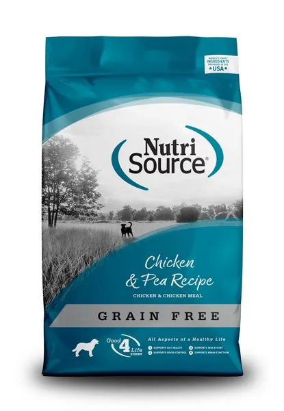 12 Lb Nutrisource Grain Free Chicken & Pea Dog Food - Dog/Cat Supplements